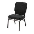Black Big and Tall Armless Guest Chair M80585