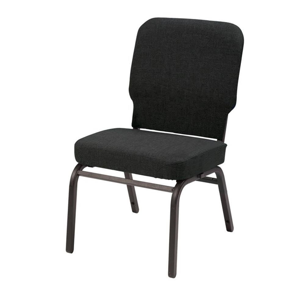 Black Big and Tall Armless Guest Chair M80585