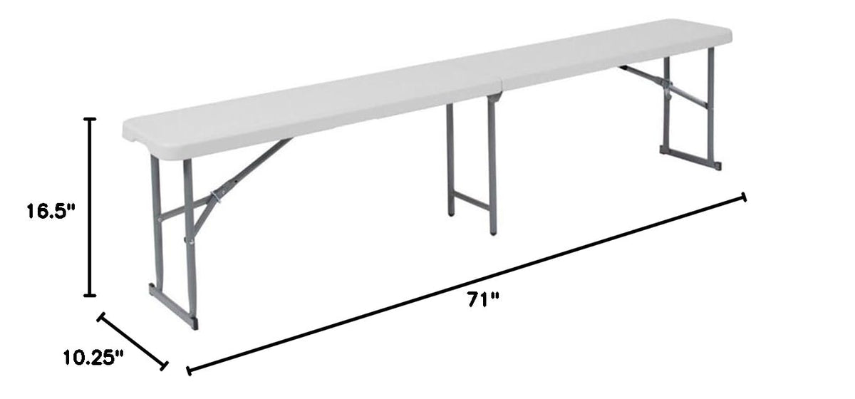 Plastic Bi-Fold Bench Z530