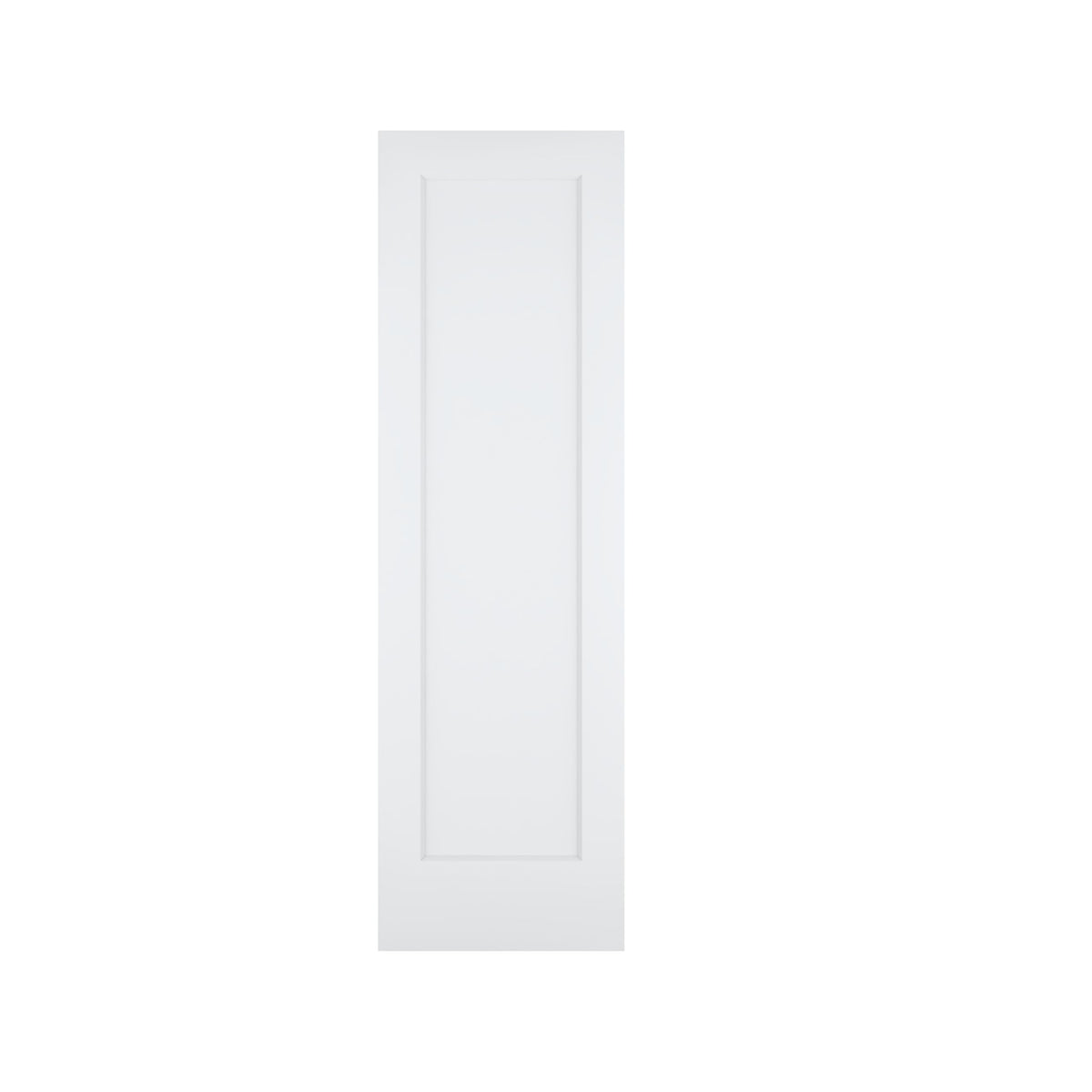 24"x80" 1-Panel Shaker Style White Primed Hollow Core Interior Door Slab R403125
