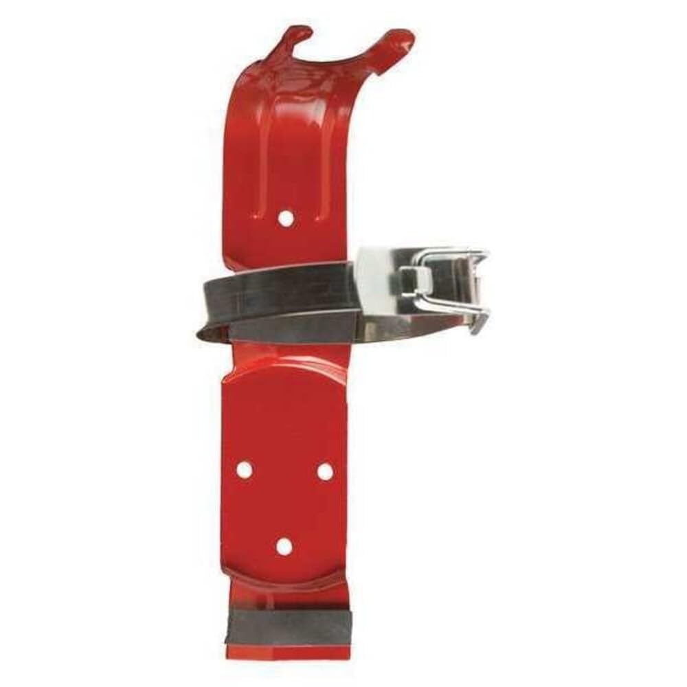 Fire Extinguisher Bracket 3-3/8 in. Dia. Red A671164