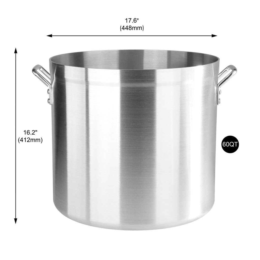 60 Qt Aluminum Stock Pot J482