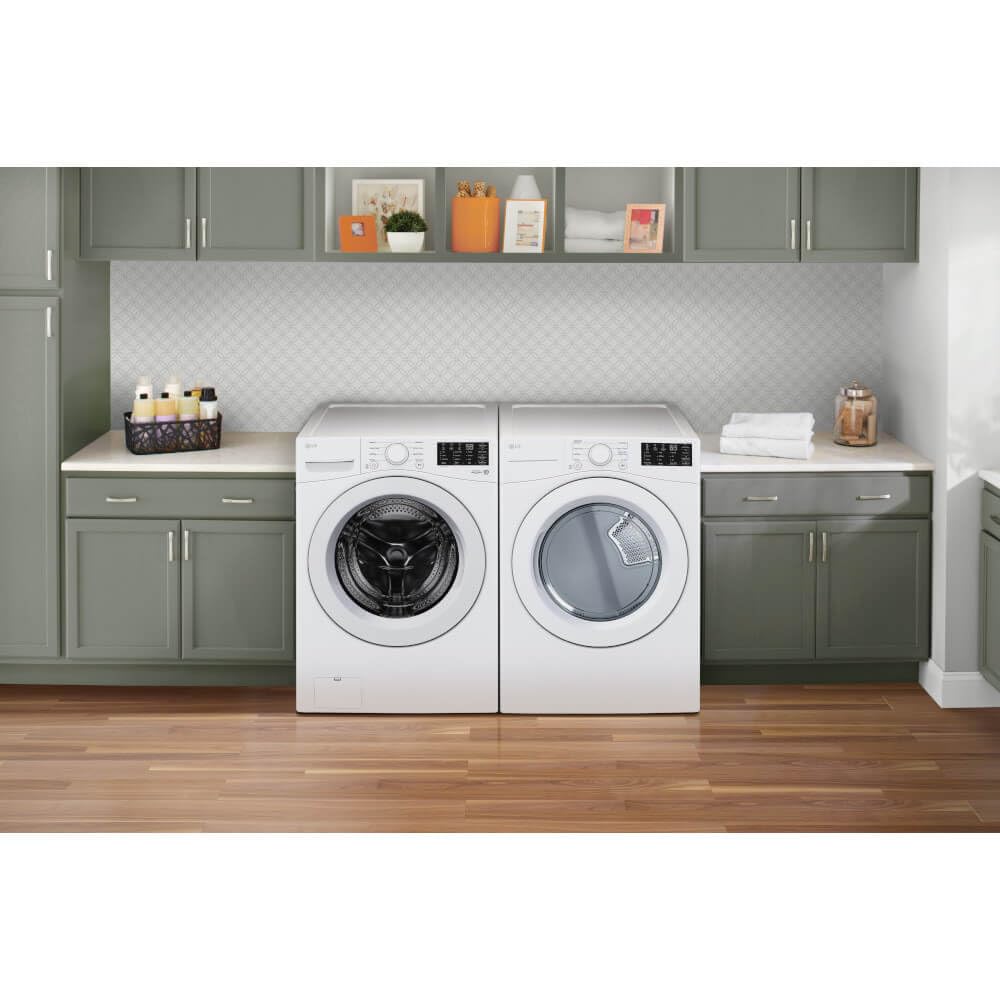7.4 cu. ft. Vented Stackable Electric Dryer in White S571