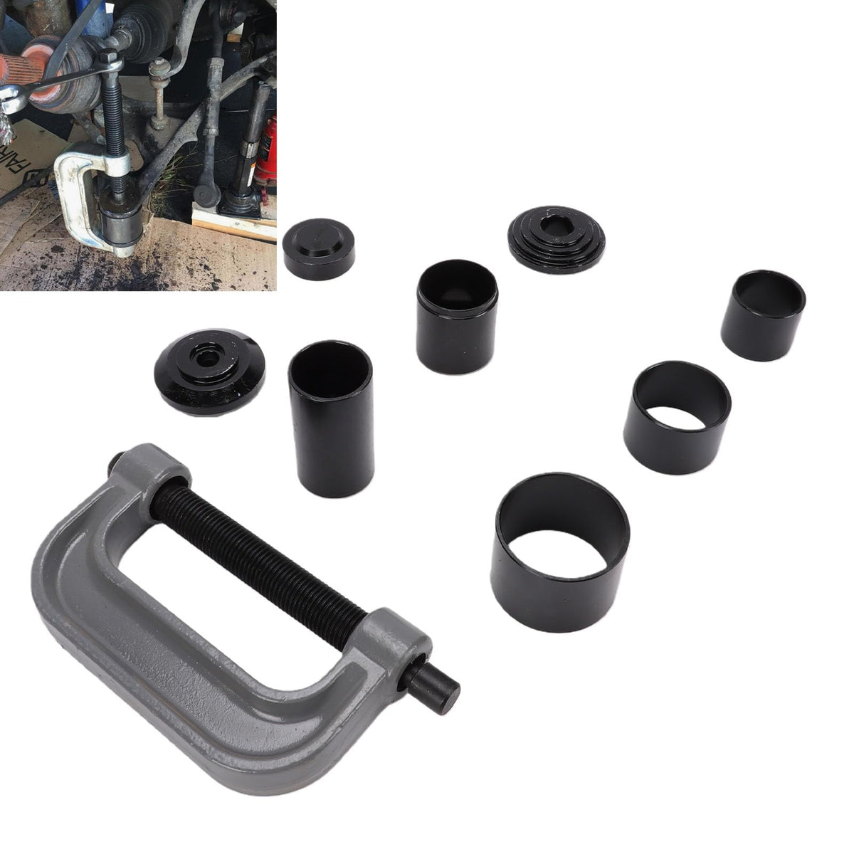 Heavy Duty Ball Joint and U Joint Removal Tool Set with Storage Case W4225