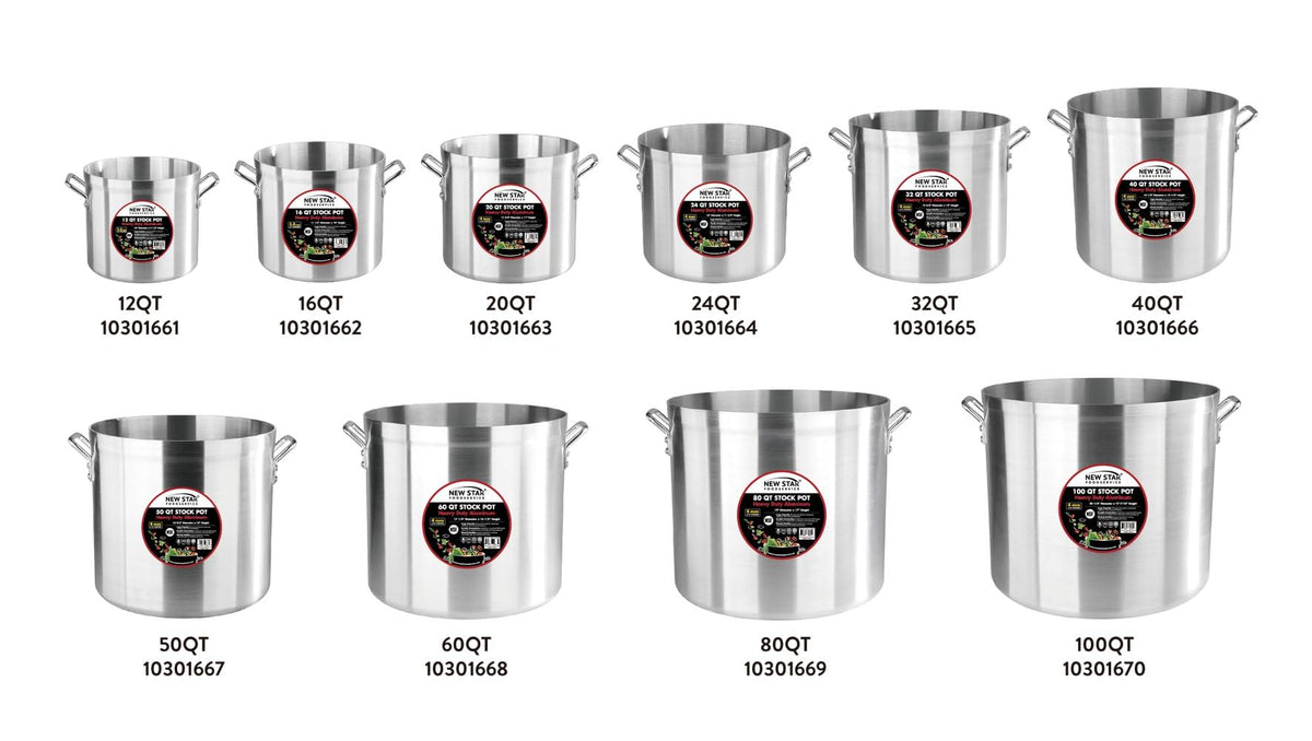 60 Qt Aluminum Stock Pot J482