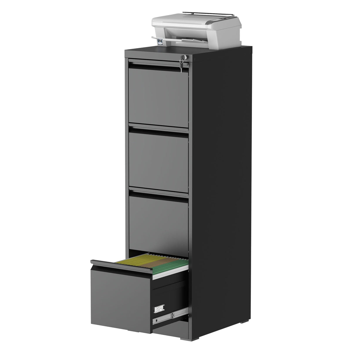 4 Drawer File Cabinet with Lock A718793