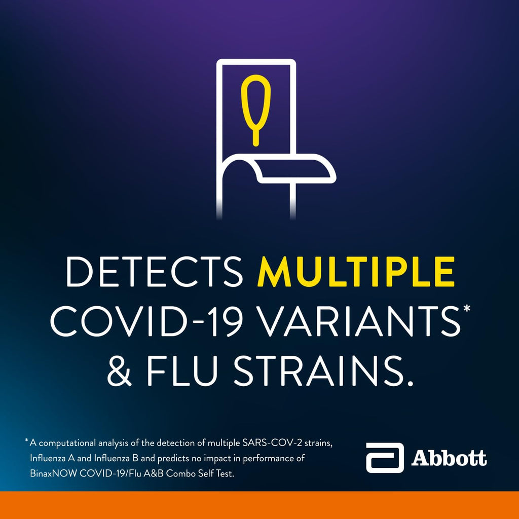 COVID-19/Flu A&B Combo Self Test, 4 Tests Z106