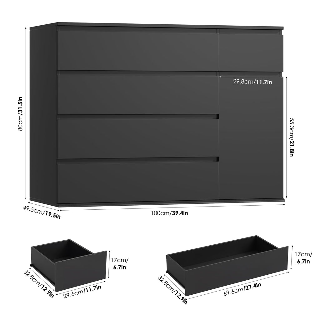 Black Dresser V57261