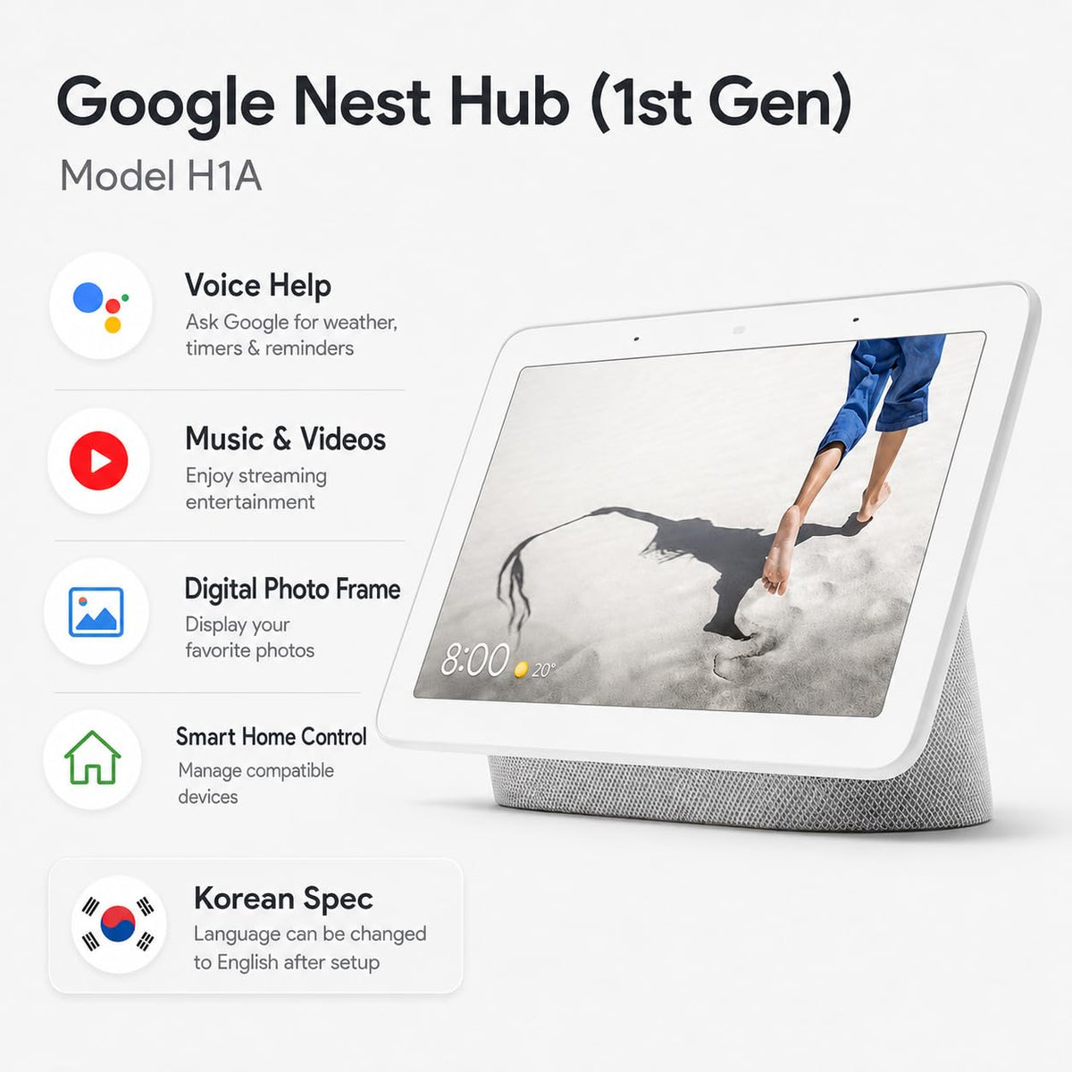 Smart Display with Google Assistant O39269