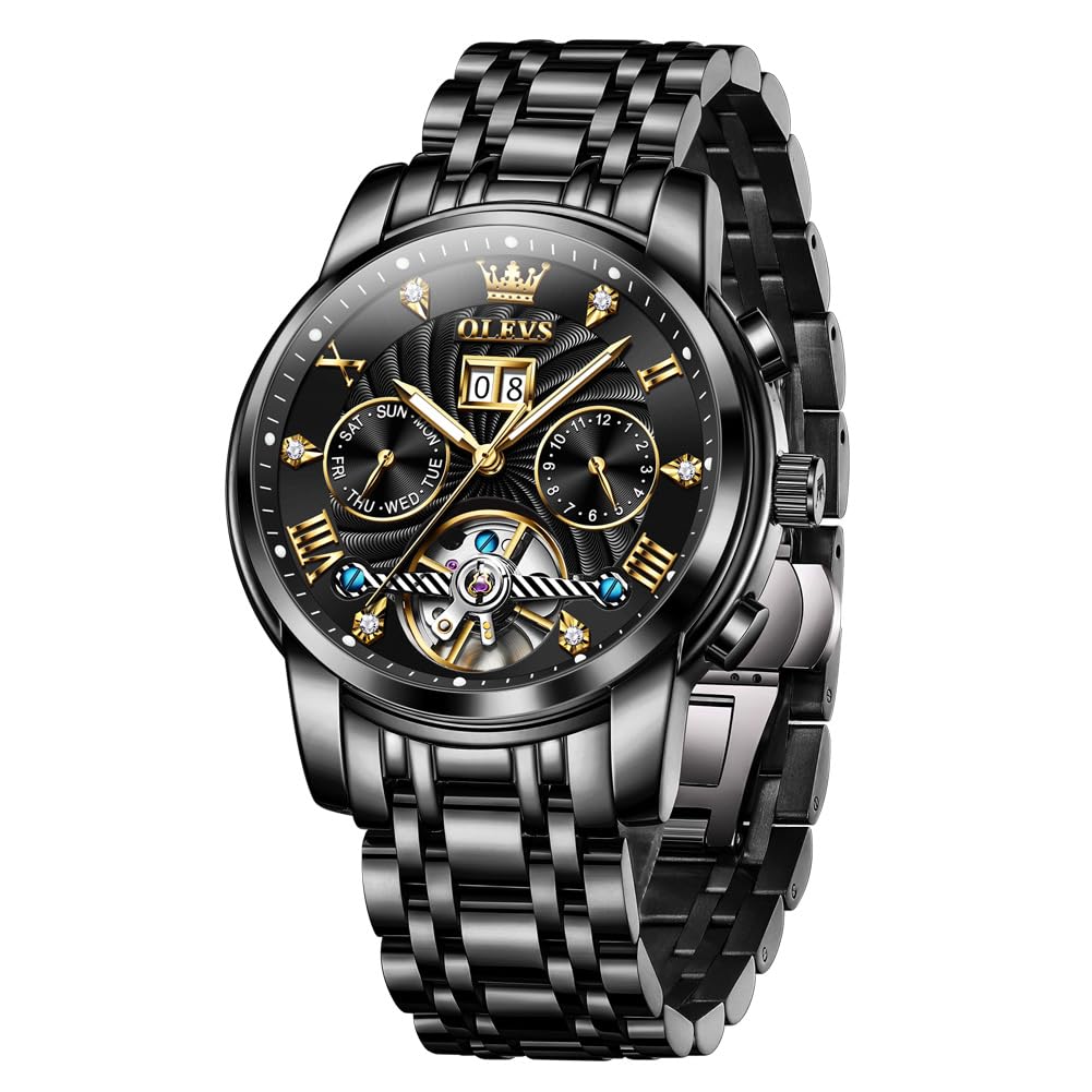 Waterproof Luminous Chronograph Calendar Wrist Watches Y991344