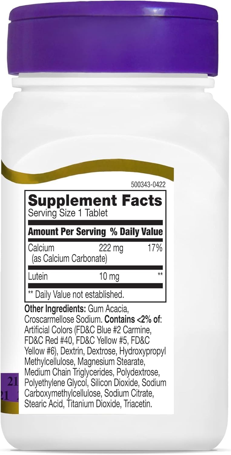 Lutein 10mg Tablets 60 Count C612