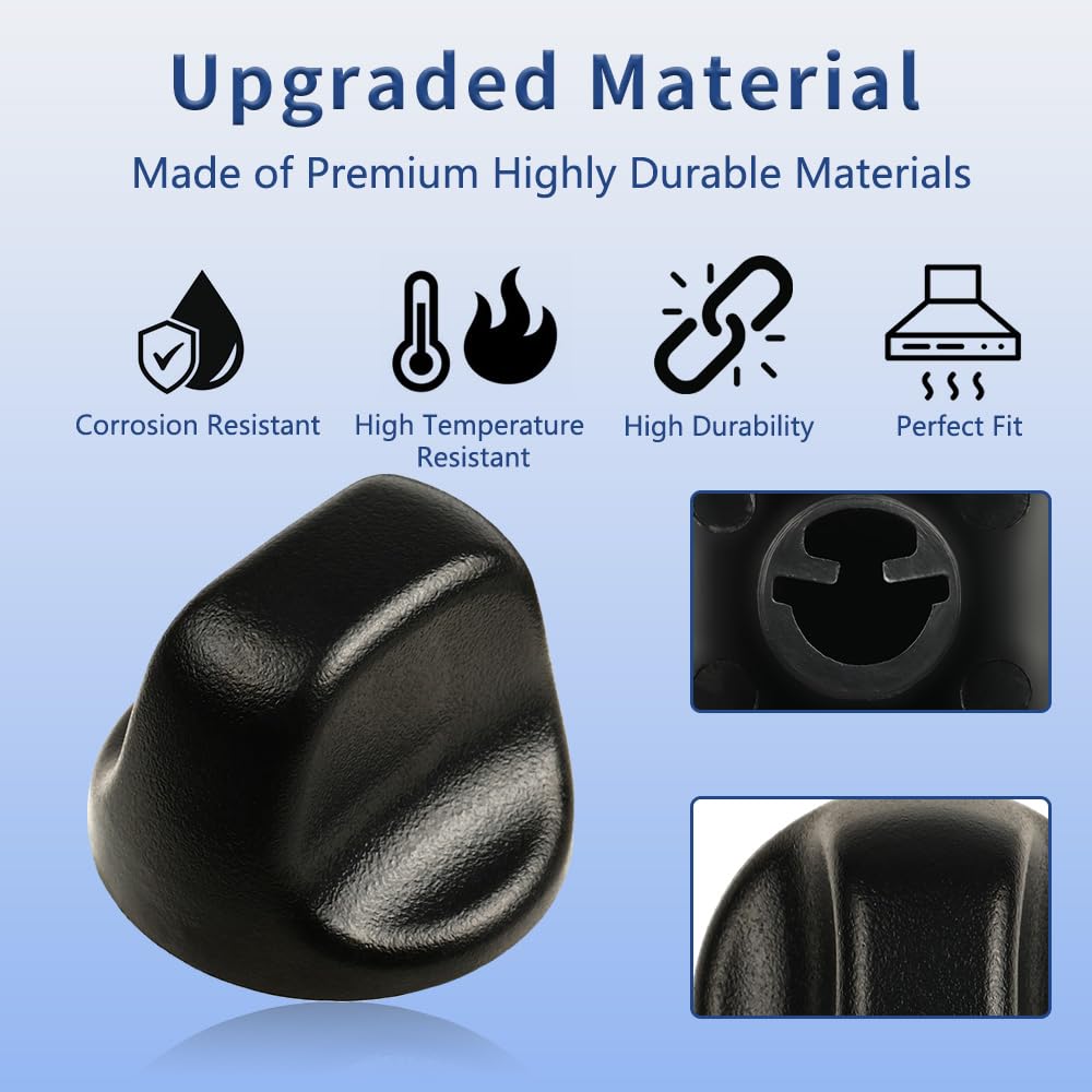 Black Range Hood Knob Replacement Part S404