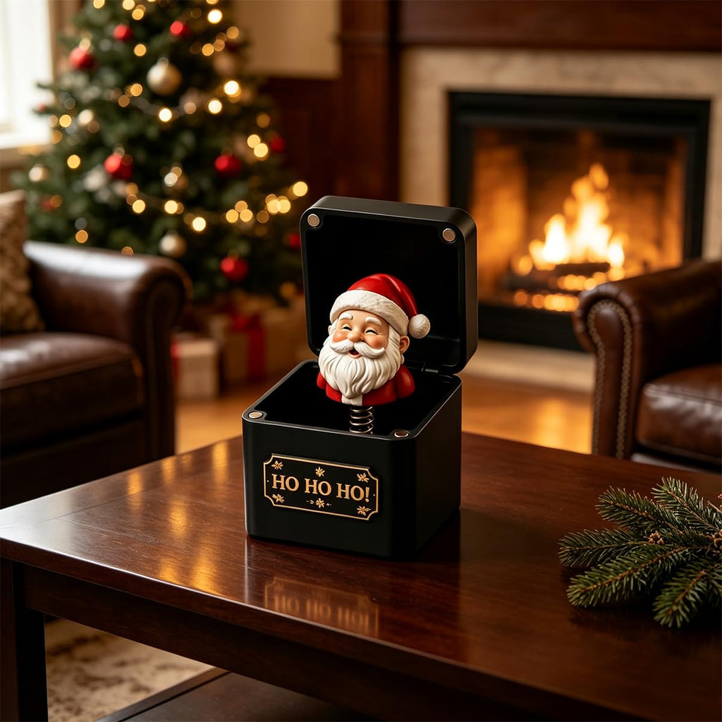 Black & Gold Pop-Up Jack in the Box M8394