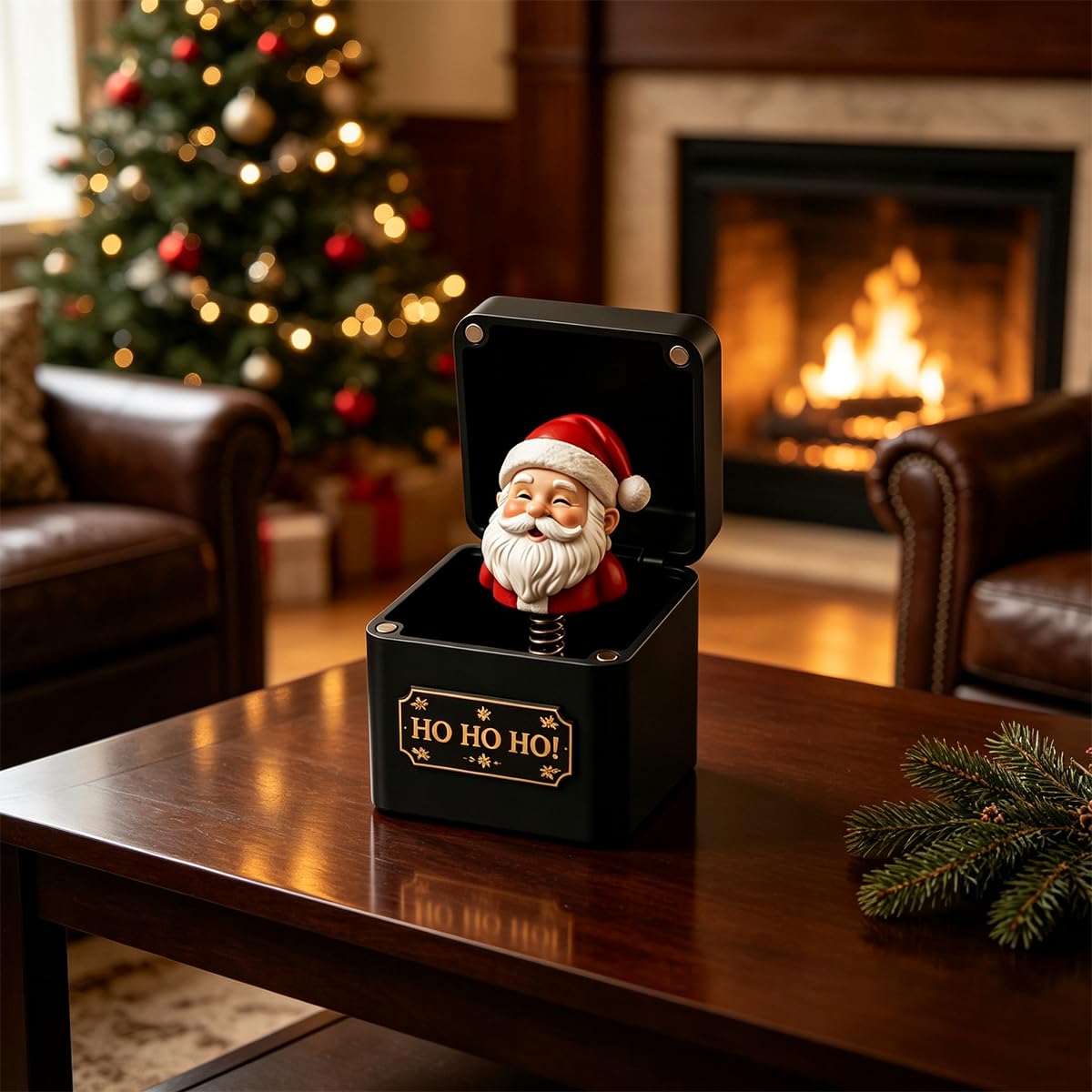Black & Gold Pop-Up Jack in the Box M8394