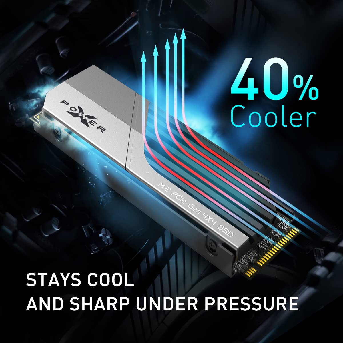 4TB PCIe Gen4 M.2 2280 SSD with PS5 Heatsink H721191