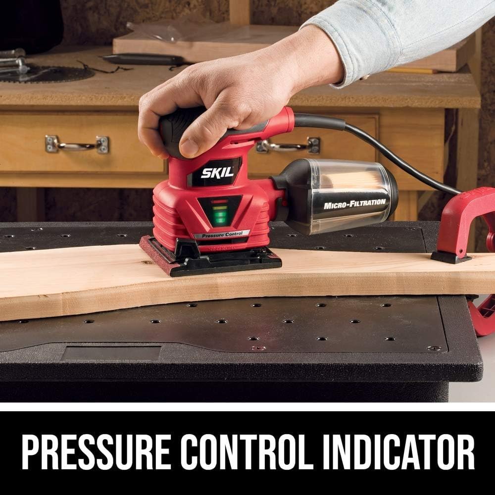 2 Amp 1/4-Inch Sheet Sander with Dust Canister Z165