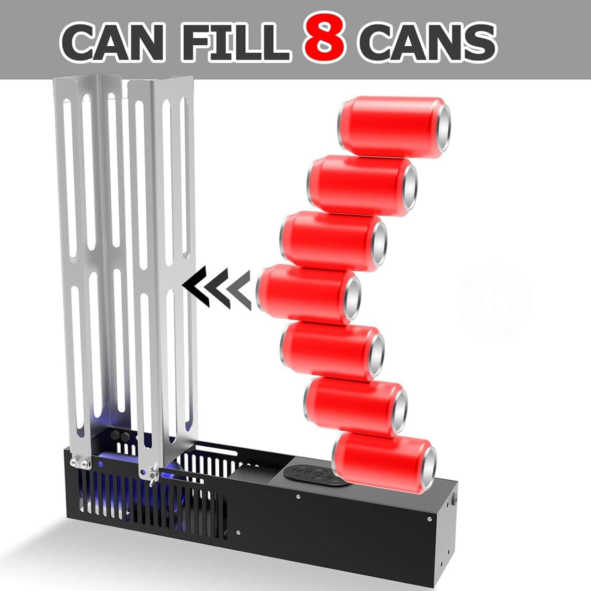Wall Mounted Can Crusher for 12/16oz Aluminum Cans W102