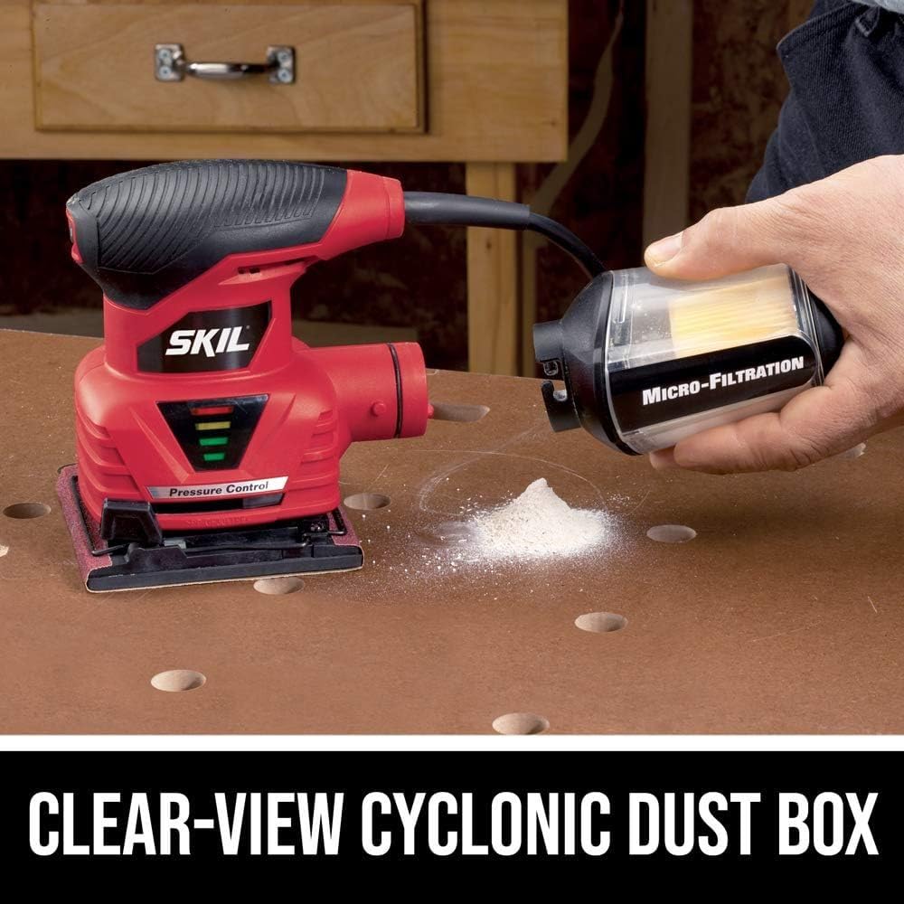 2 Amp 1/4-Inch Sheet Sander with Dust Canister Z165