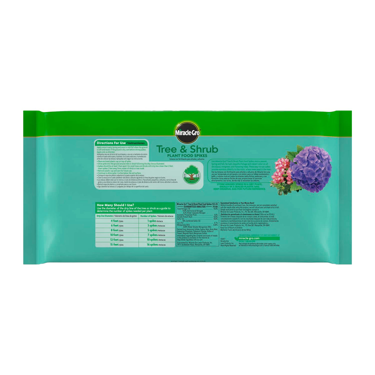 Tree & Shrub Plant Food Spikes 12 Spikes 2-Pack Z783453