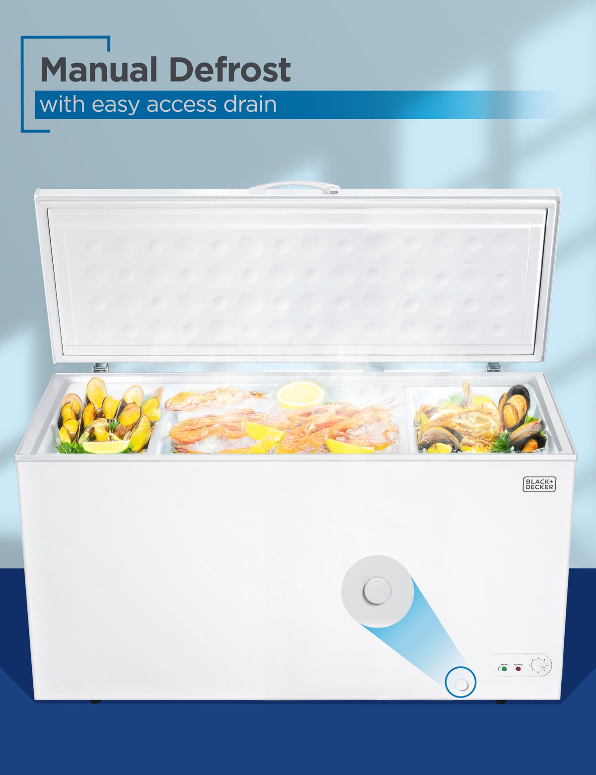 19.8 Cu. Ft. White Chest Freezer A163