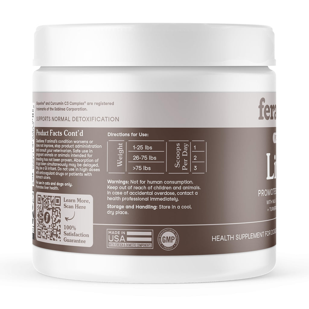 Cat & Dog Liver Supplement Powder with Milk Thistle M273