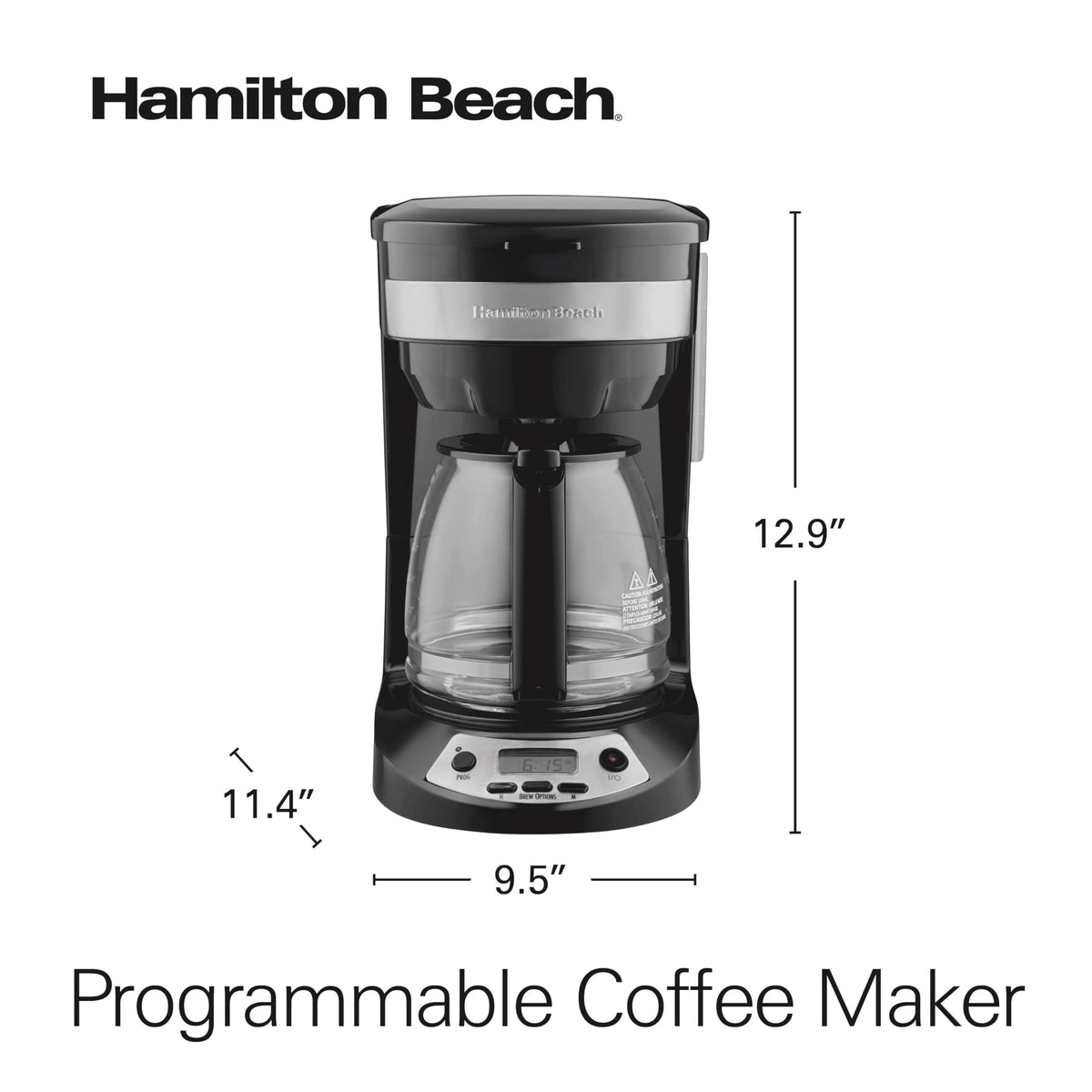 12 Cup Programmable Drip Coffee Maker D553