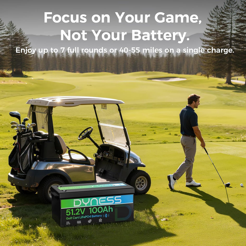 48V 100Ah Lithium Golf Cart Battery with Charger A21515