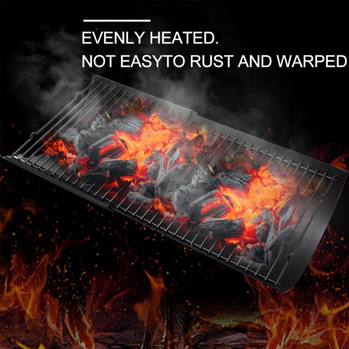 Adjustable Ash Pan Drip Pan with 2pcs Grate Hangers W524762