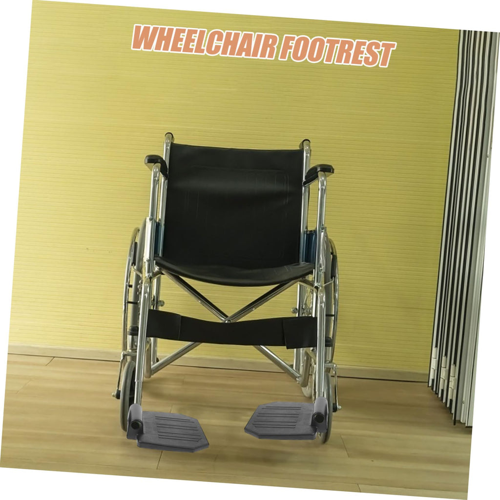 Universal Heavy Duty Wheelchair Footrest Replacement Adjustable Leg Rest Pedals R64717