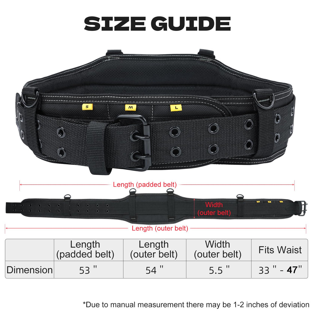 Carpenters Tool Belt with Suspenders 27 Pockets F357196