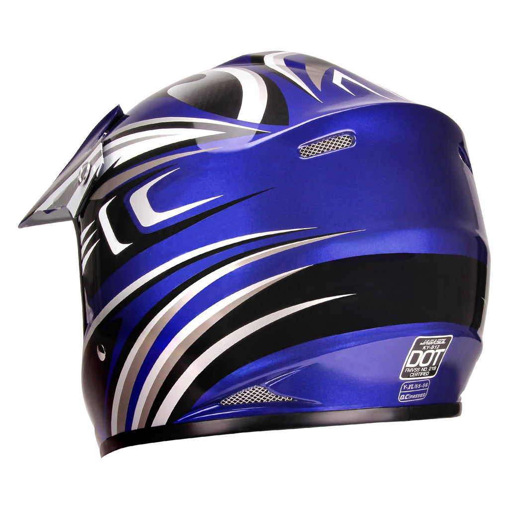Youth Motocross Offroad Dirt Bike Helmet with Goggles DOT Approved D73038