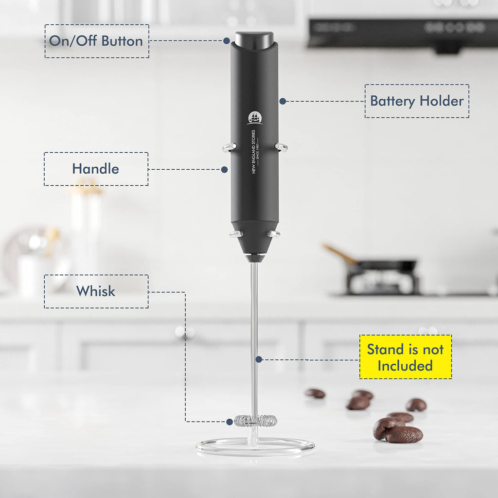 Handheld Milk Frother with Stainless Steel Whisk L8173