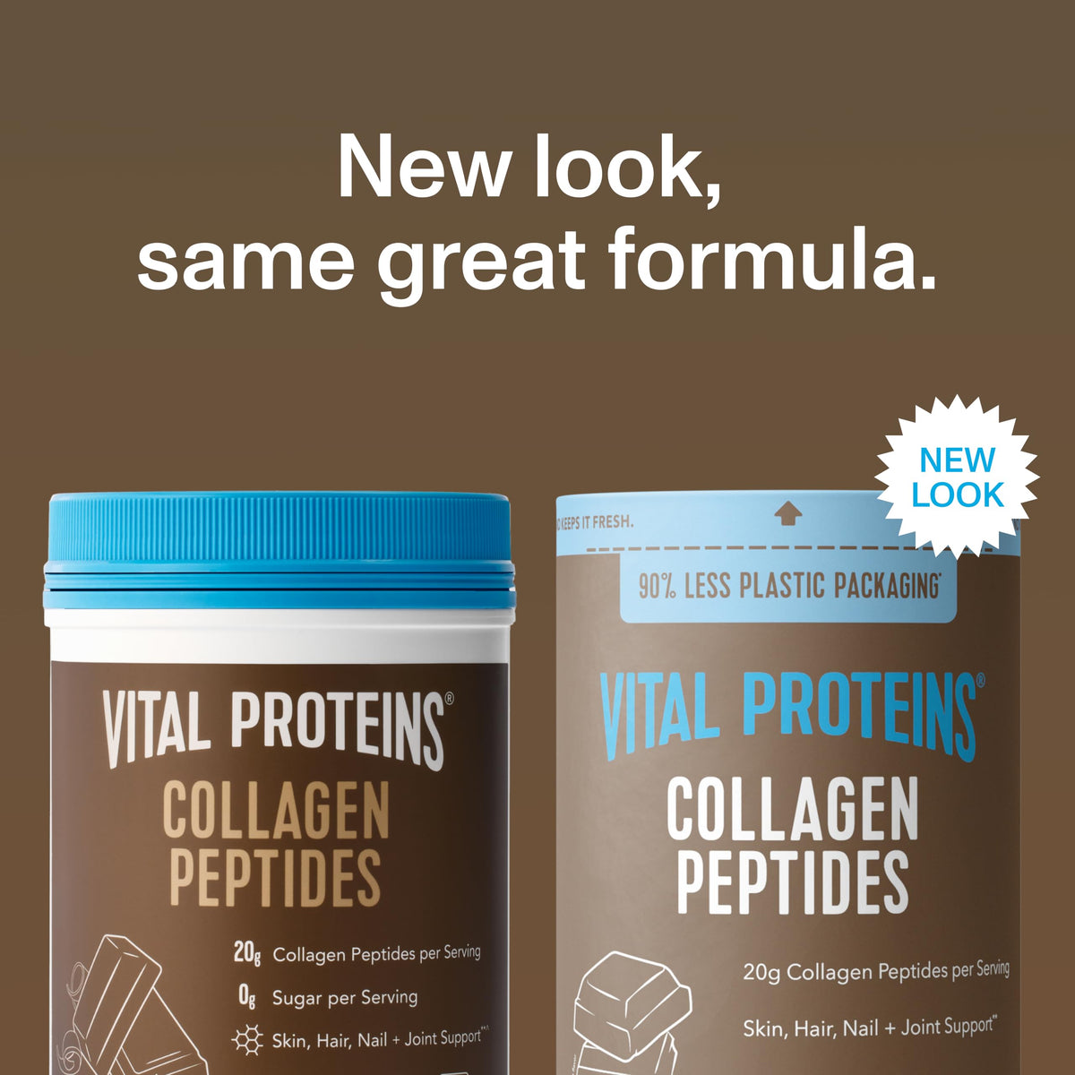 Collagen Peptides Powder, Chocolate, 13.5oz N901