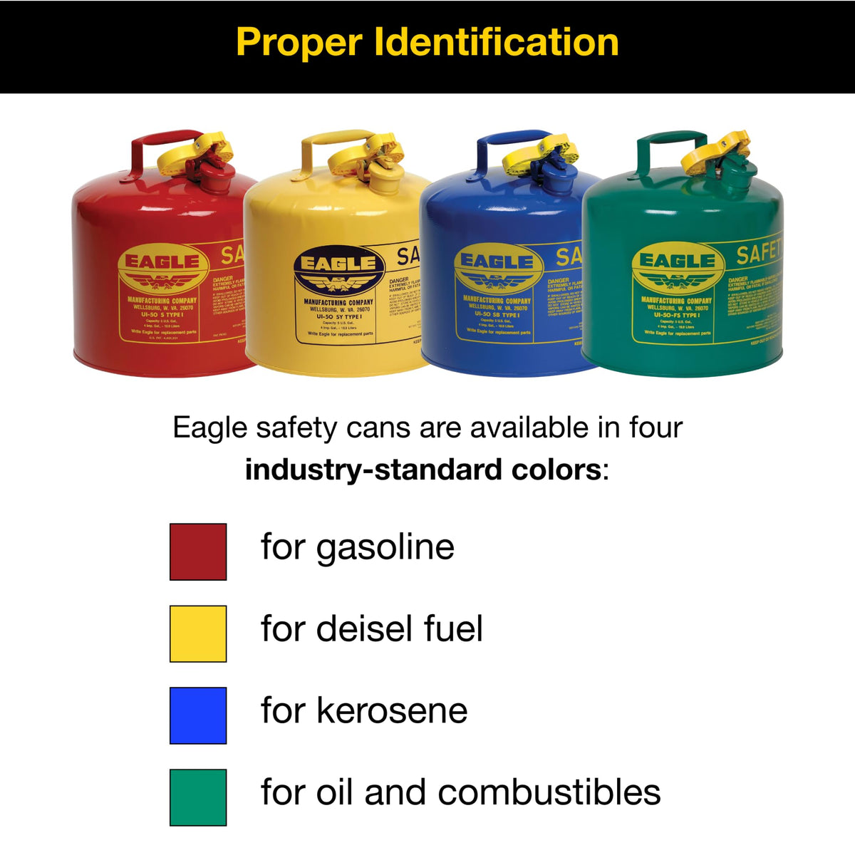 2.5 Gallon Type I Red Gas Can B6827