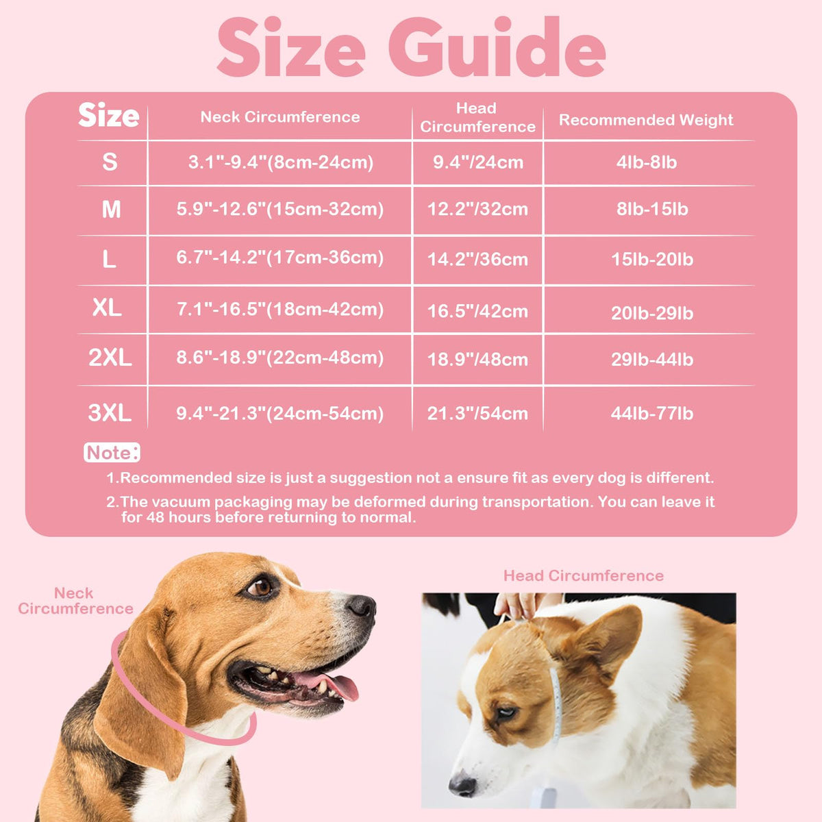 Waterproof Soft Dog Recovery Collar P47796