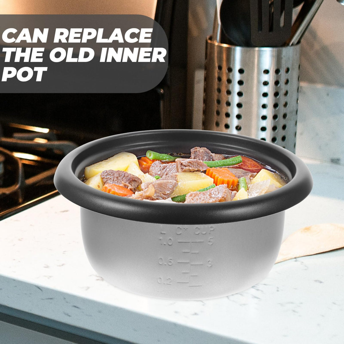 Non-Stick Aluminum Alloy Rice Cooker Inner Pot 2L O1637