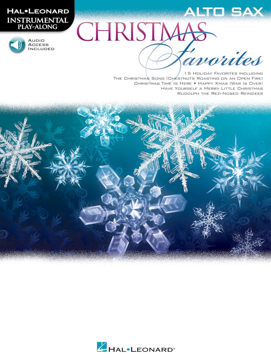Alto Sax Holiday Sheet Music Book with Online Audio Tracks D376