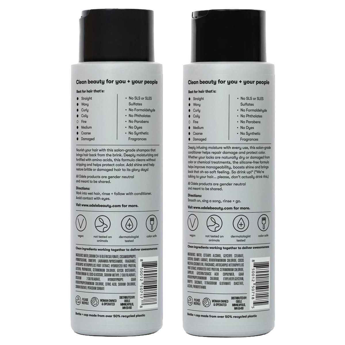 Sulfate-Free Shampoo & Conditioner Set, 13 fl oz Each I747325