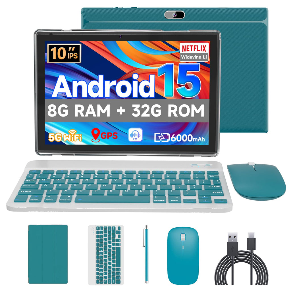 10 inch 2 in 1 Tablet with Keyboard Case J937540