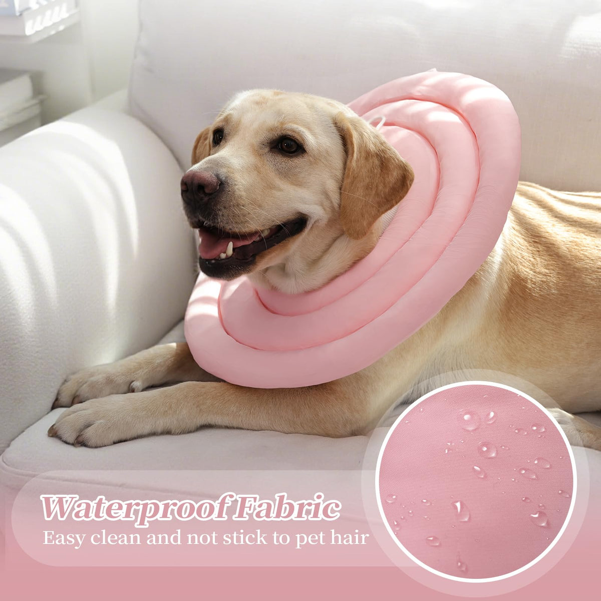 Waterproof Soft Dog Recovery Collar P47796