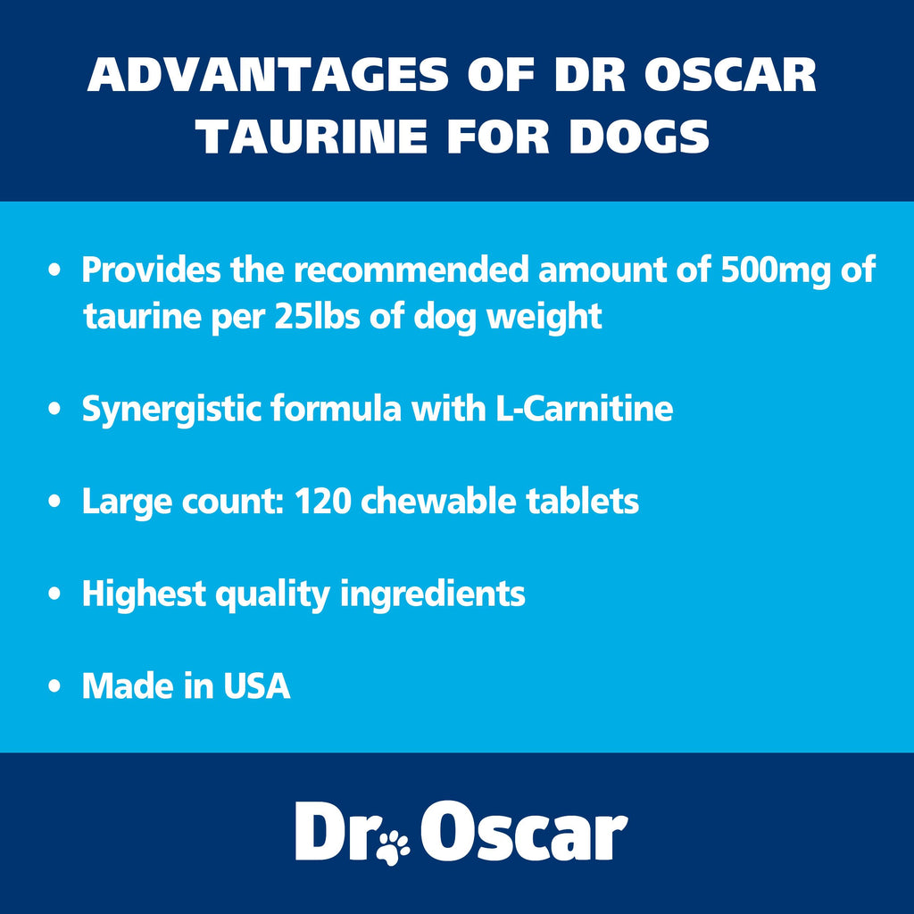 Taurine Supplement for Dogs 120ct U567