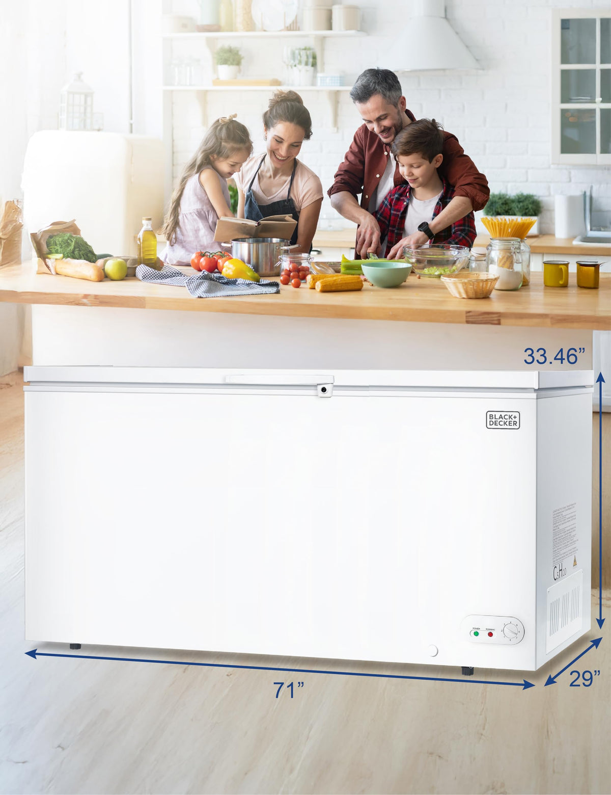 19.8 Cu. Ft. White Chest Freezer A163