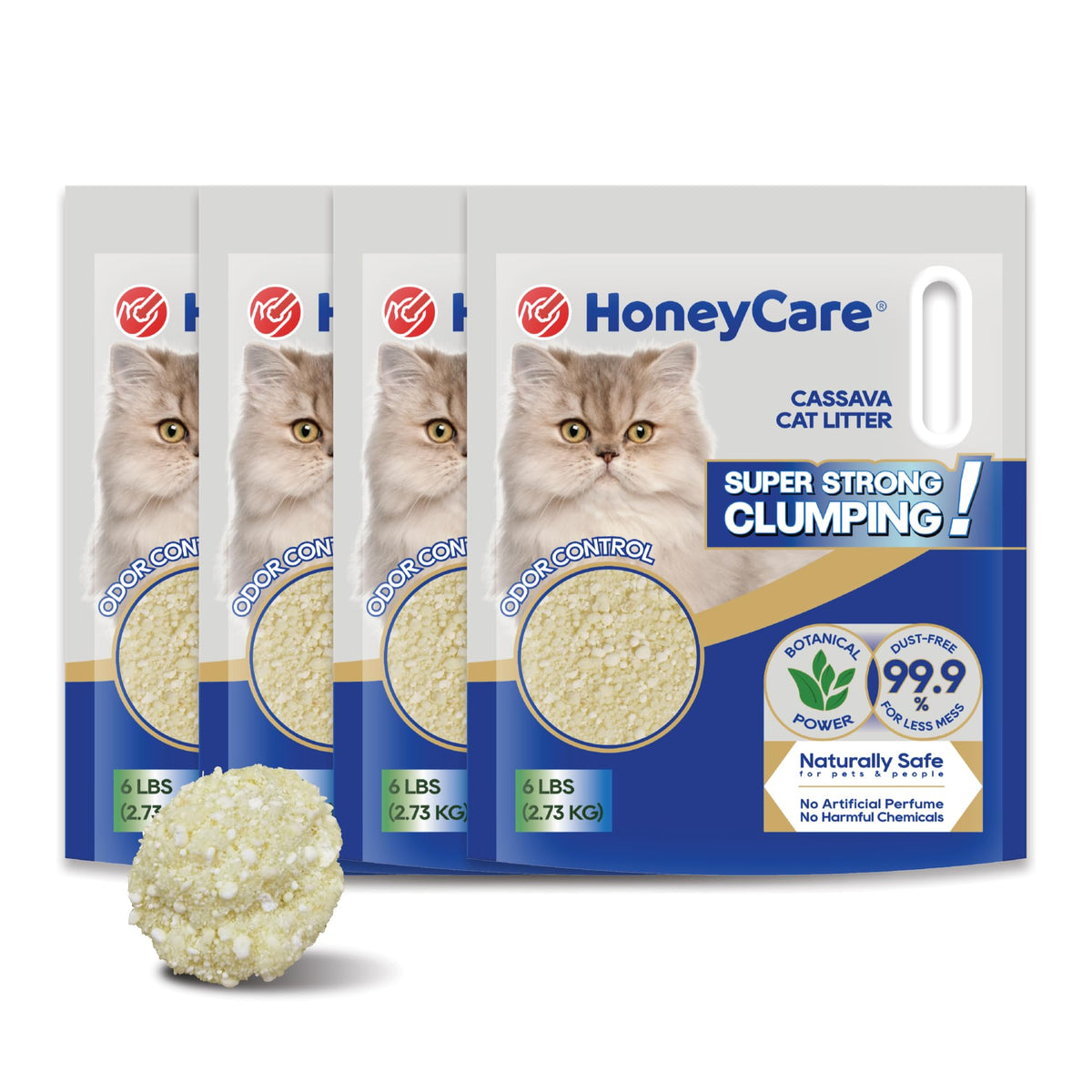 Cassava Cat Litter Quick Clumping Low Dust 24-lbs Value Pack Y389452