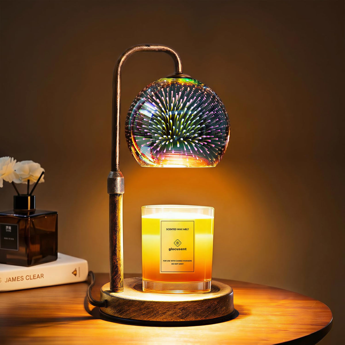Candle Warmer Lamp with Timer, Dimmable, Adjustable P818