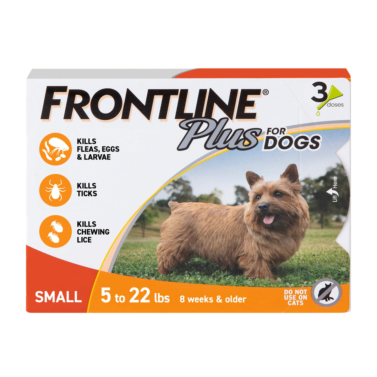 Flea & Tick Spot Treatment for Small Breed Dogs 5-22 lbs V58728