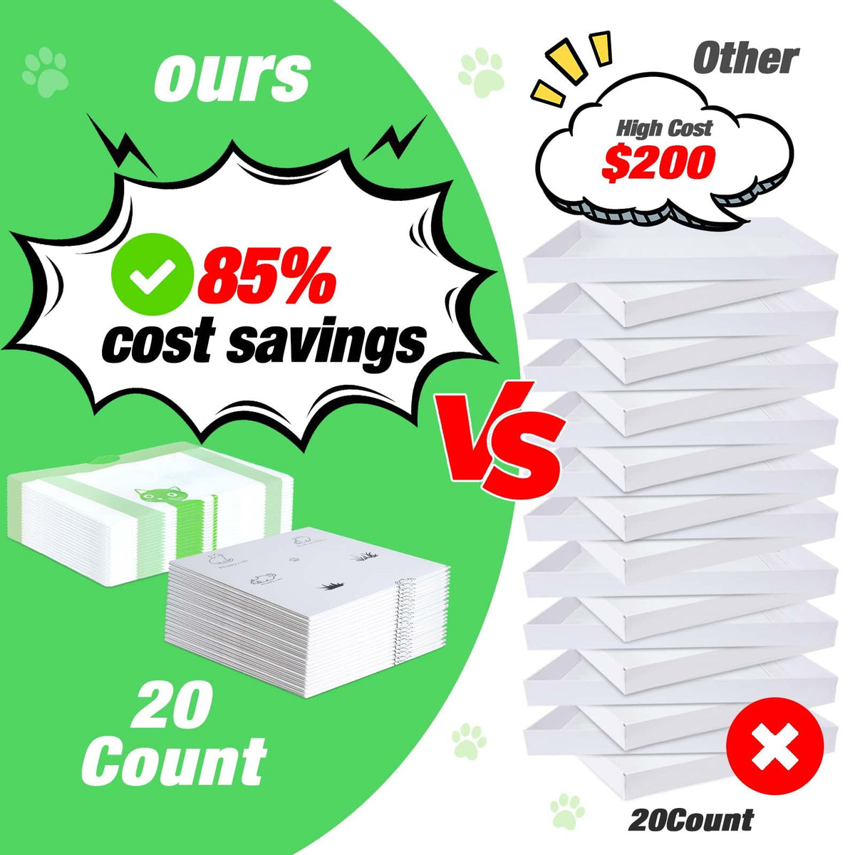 Litter Box Liners 20 Pack T789