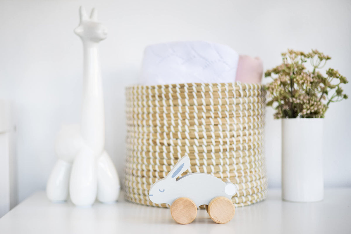 Wooden Bunny Pull Along Toy N652765