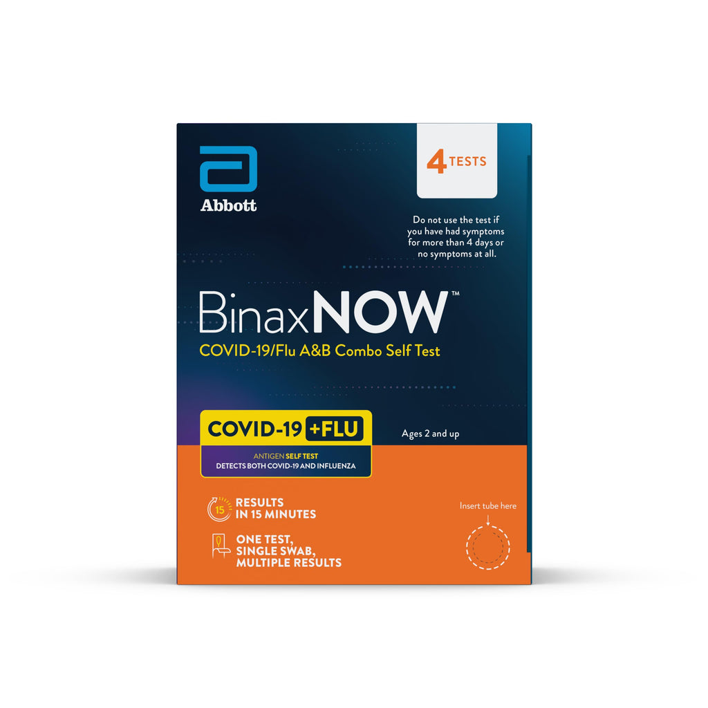 COVID-19/Flu A&B Combo Self Test, 4 Tests Z106
