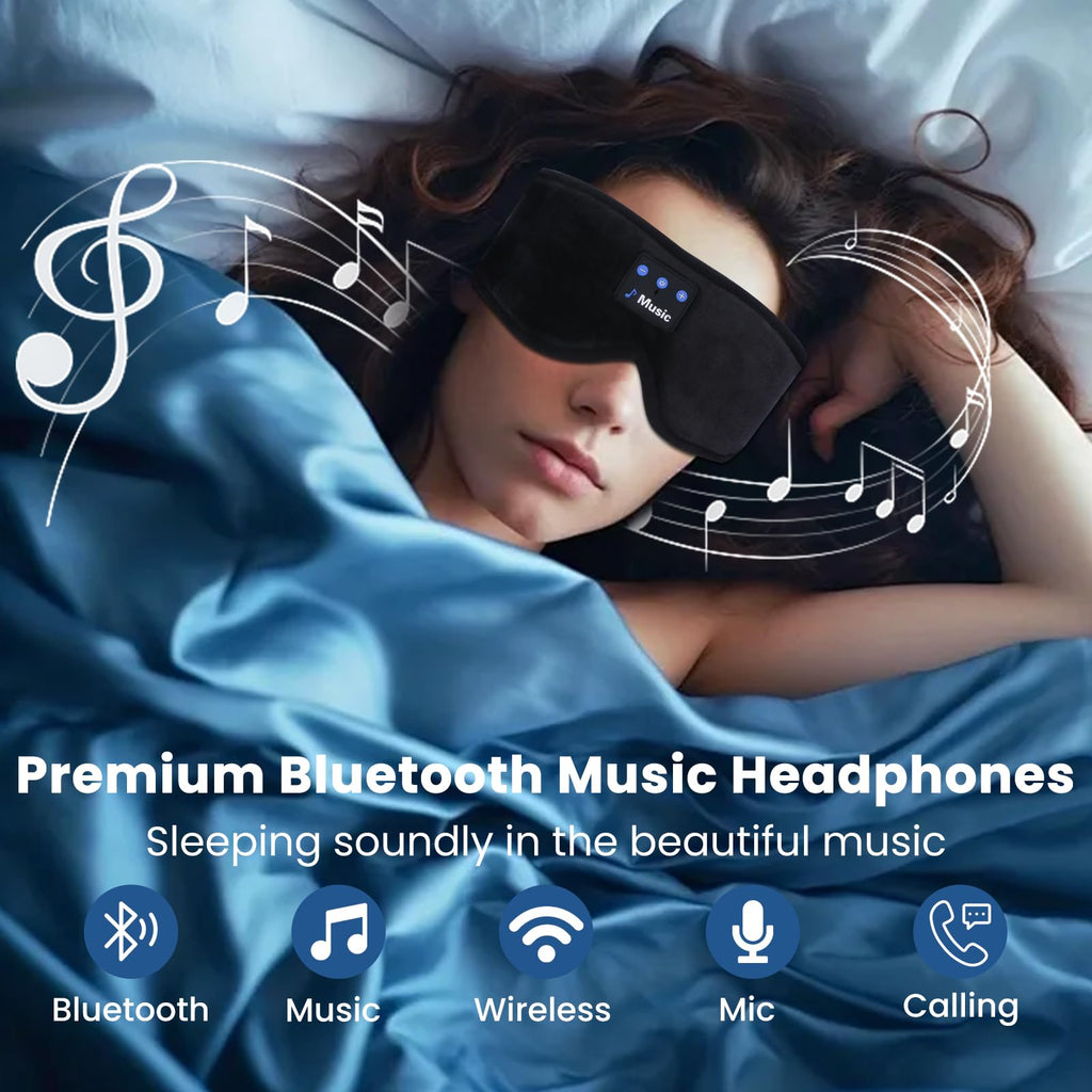 Sleep Mask with Bluetooth Headphones W13479