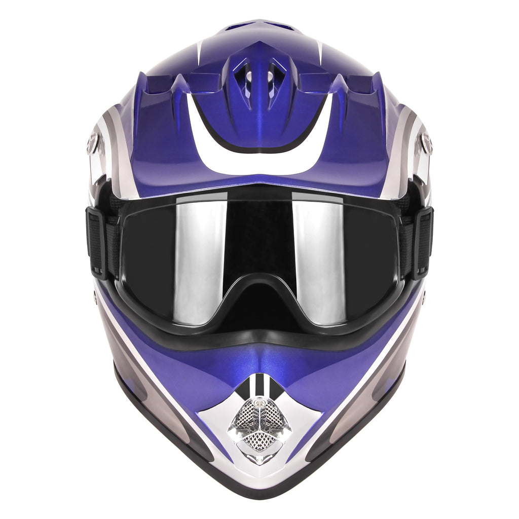 Youth Motocross Offroad Dirt Bike Helmet with Goggles DOT Approved D73038